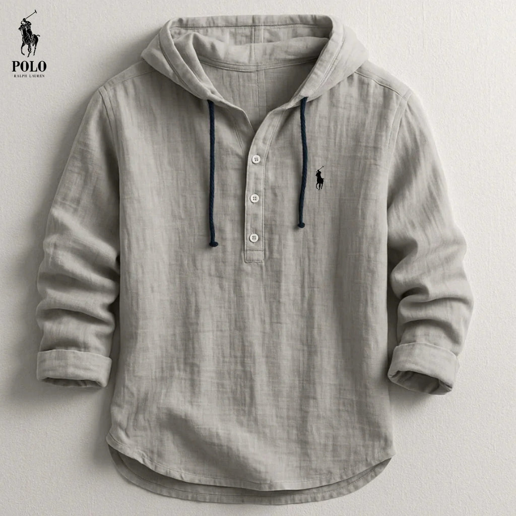 Premium Linen Hooded Shirt